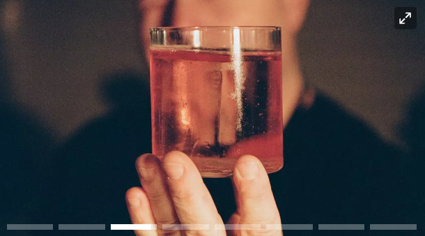 A cocktail at ORA Bar