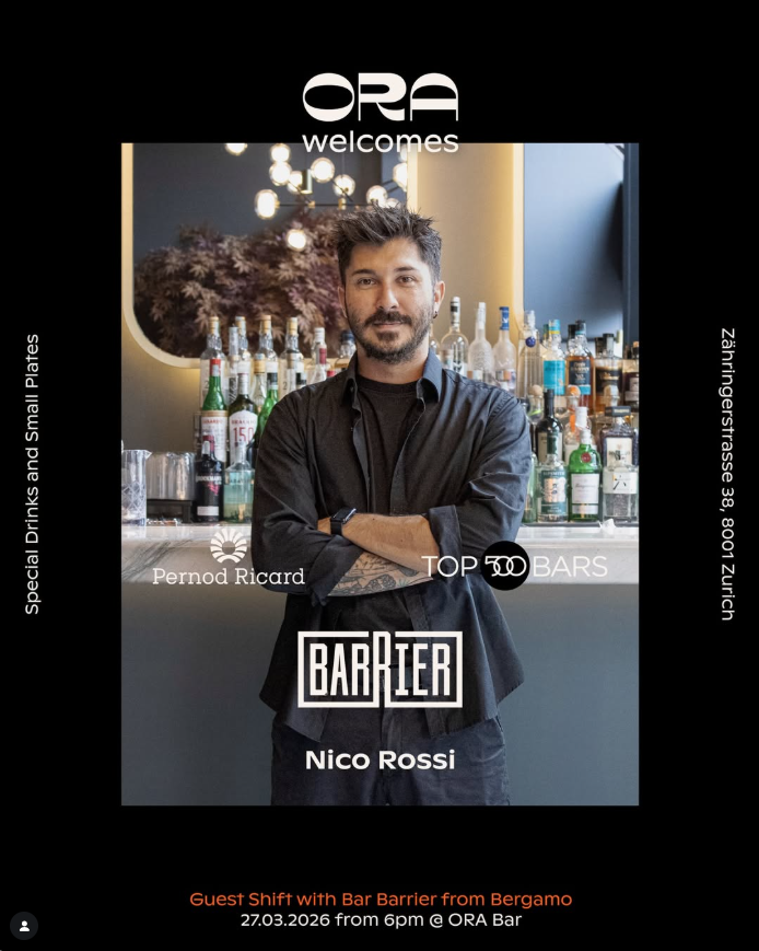 ORA welcomes Nico Rossi from Bar Barrier, Bergamo