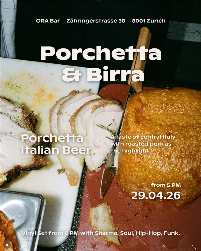 Porchetta and Birra event at ORA Bar