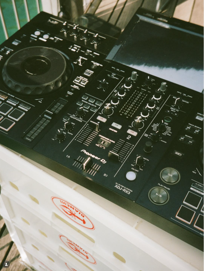 Pioneer DJ controller at ORA Bar